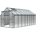 Green Fingers Greenhouse 5.1x2.44x2.1M Aluminium Polycarbonate