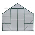 Green Fingers Greenhouse 6.3x2.44x2.1M Aluminium Polycarbonate