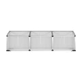 Green Fingers Greenhouse 180x50x50cm Aluminium Polycarbonate Cold Frame
