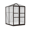 Greenfingers Greenhouse 2.4x2.1x2.32M Aluminium Polycarbonate