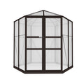 Greenfingers Greenhouse 2.4x2.1x2.32M Aluminium Polycarbonate