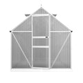 Green Fingers Greenhouse 2.42x1.9x1.95m Aluminium Polycarbonate