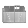 Green Fingers Greenhouse 2.42x1.9x1.95m Aluminium Polycarbonate