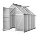 Green Fingers Greenhouse 2.42x1.9x1.95m Aluminium Polycarbonate