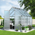 Green Fingers Greenhouse 2.42x1.9x1.95m Aluminium Polycarbonate