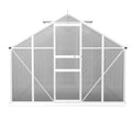 Green Fingers Greenhouse 3x2.5x1.95m Aluminium Polycarbonate