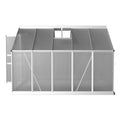 Green Fingers Greenhouse 3x2.5x1.95m Aluminium Polycarbonate