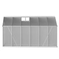 Green Fingers Greenhouse 3x2.5x2.26M Aluminium Double Doors