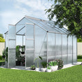 Green Fingers Greenhouse 3x2.5x2.26M Aluminium Double Doors