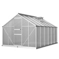 Green Fingers Greenhouse 3.6x2.5x1.95M Aluminium Polycarbonate