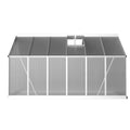 Green Fingers Greenhouse 3.6x2.5x1.95M Aluminium Polycarbonate