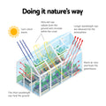 Green Fingers Greenhouse 3.6x2.5x1.95M Aluminium Polycarbonate
