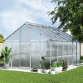 Green Fingers Greenhouse 3.6x2.5x1.95M Aluminium Polycarbonate