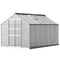 Green Fingers Greenhouse 3.7x2.5x2.26m Double Doors Aluminium