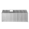Green Fingers Greenhouse 4.1x2.5x2.26m Aluminium Double Doors