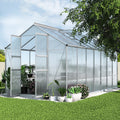 Green Fingers Greenhouse 4.1x2.5x2.26m Aluminium Double Doors