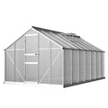 Green Fingers Greenhouse 4.2x2.5x1.95M Aluminium Polycarbonate