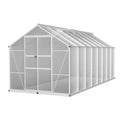 Green Fingers Greenhouse 4.7x2.5x2.26m Double Door Aluminium