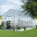 Green Fingers Greenhouse 4.7x2.5x2.26m Double Door Aluminium