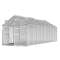 Greenfingers Greenhouse 5.1x2.5x2.26M Aluminium Double Door