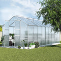 Greenfingers Greenhouse 5.1x2.5x2.26M Aluminium Double Door