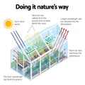 Green Fingers Greenhouse 6.03x2.44x2.68M Double Door Aluminium