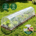 Green Fingers Mini Greenhouse 300x45x30cm Clear PVC Tunnel