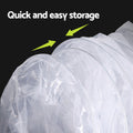 Green Fingers Mini Greenhouse 300x45x30cm Clear PVC Tunnel
