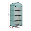 Green Fingers Greenhouse 4 Tier 1.6x0.7x0.5M Mini Garden Bed