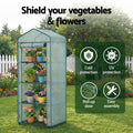 Green Fingers Greenhouse 4 Tier 1.6x0.7x0.5M Mini Garden Bed