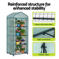 Green Fingers Greenhouse 4 Tier 1.6x0.7x0.5M Mini Garden Bed