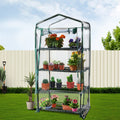 Green Fingers Greenhouse 4 Tier 1.6x0.7x0.5M Garden Bed