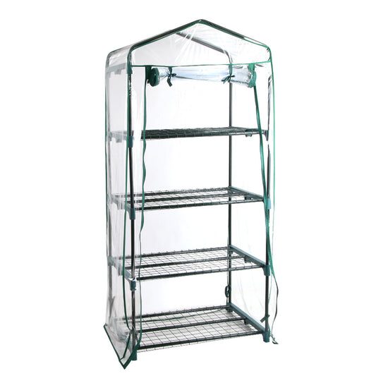 Green Fingers Greenhouse 4 Tier 1.6x0.7x0.5M Garden Bed