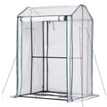Green Fingers Mini Greenhouse 1.0x0.8x1.5M PE Cover Roll-Up