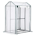 Green Fingers Mini Greenhouse 1.0x0.8x1.5M PE Cover Roll-Up