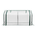 Green Fingers Greenhouse PE Cover 1.2x0.5x0.6M Zip Door