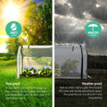 Green Fingers Greenhouse PE Cover 1.2x0.5x0.6M Zip Door