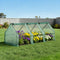 Green Fingers Greenhouse 240x90x90cm Steel Frame PE Cover