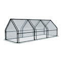 Green Fingers Greenhouse 2.7x0.9x0.9M Raised Garden Bed