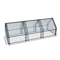 Green Fingers Greenhouse 2.7x0.9x0.9M Raised Garden Bed