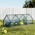 Green Fingers Greenhouse 2.7x0.9x0.9M Raised Garden Bed