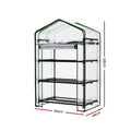Greenfingers Greenhouse 3 Tier Mini 1.28x0.7x0.5M Garden Planter