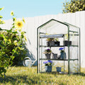 Greenfingers Greenhouse 3 Tier Mini 1.28x0.7x0.5M Garden Planter