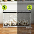 Green Fingers Mini Greenhouse 50x25x25cm PVC Mushrooms