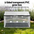 Green Fingers Mini Greenhouse 50x25x25cm PVC Mushrooms