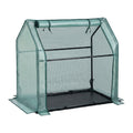 Green Fingers Greenhouse 91x46x84cm Steel Frame PE Cover Outdoor