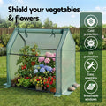 Green Fingers Greenhouse 91x46x84cm Steel Frame PE Cover Outdoor