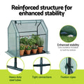 Green Fingers Greenhouse 91x46x84cm Steel Frame PE Cover Outdoor