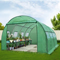 Green Fingers Greenhouse 4x3x2M Walk In Tunnel Plant Garden Shed