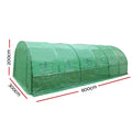 Green Fingers Greenhouse 6x3x2M Walk In Tunnel Plant Garden Shed